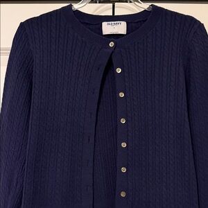 Old Navy Women's Dark Blue Cardigan